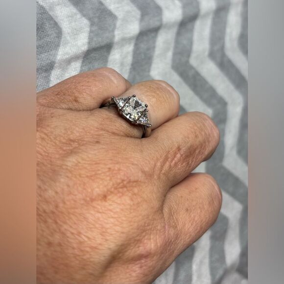 New! FRANCES CLAIRE OAKLYNN MOISSANITE RING 2.55 CARAT DEF-COLOR GEMSTONE Size 7 - Picture 7 of 10